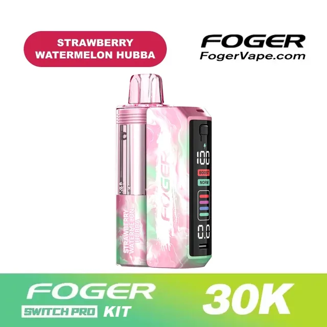 Foger Switch Pro kit with a Strawberry Watermelon Hubba pod