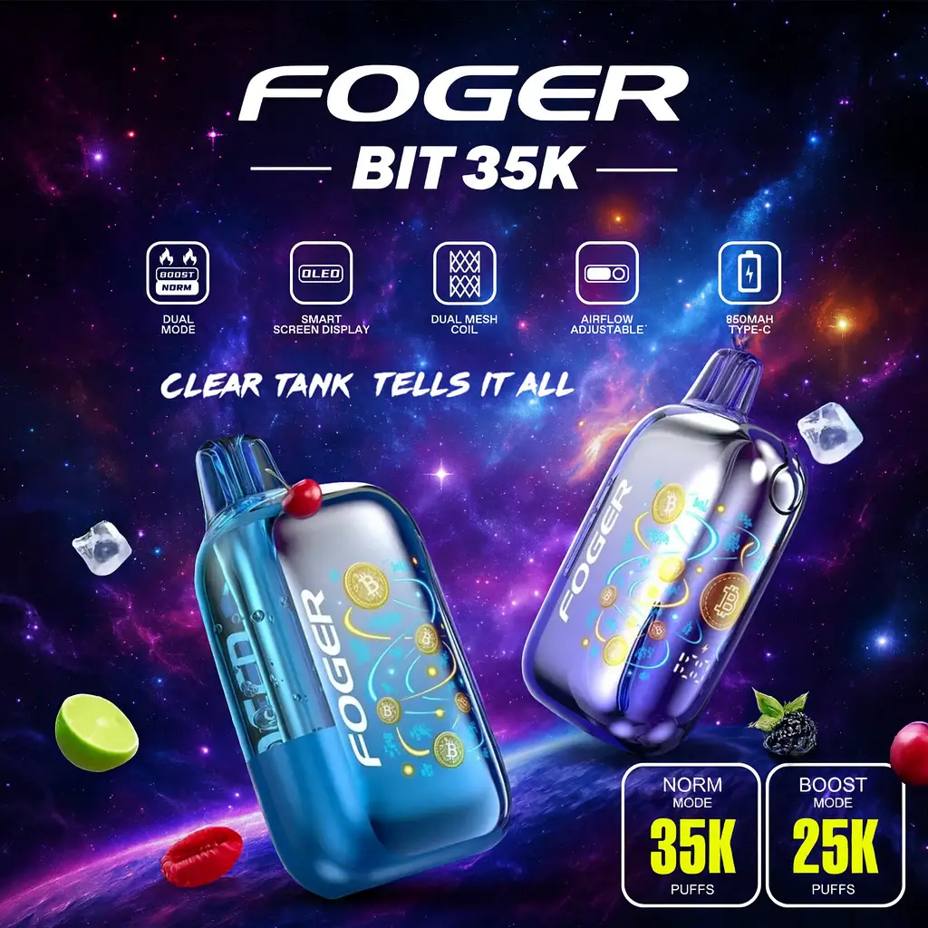 Foger Vape: Buy 100% Genuine Foger Disposable Vapes