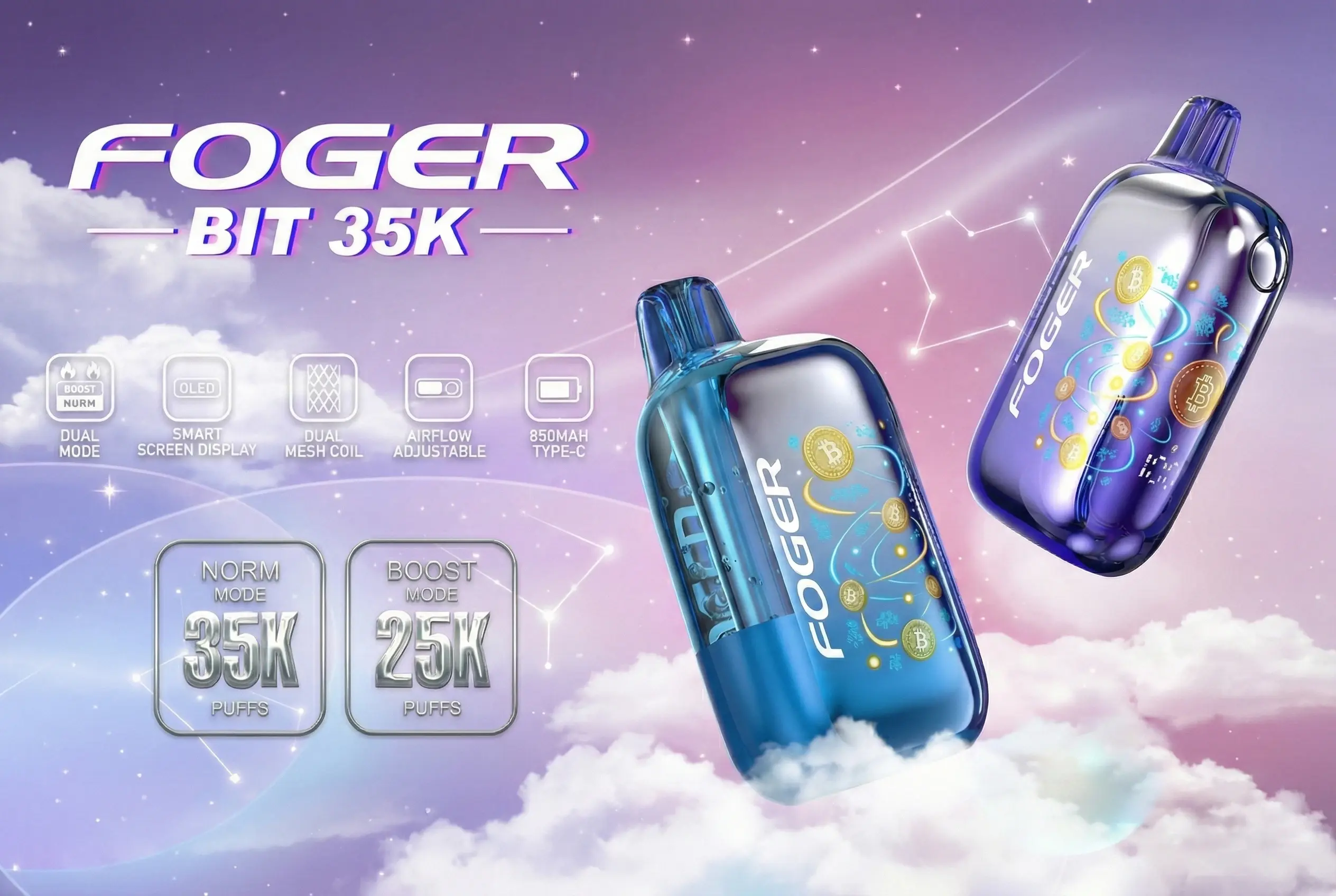 FOGER VAPE | NEXT-GEN REPLACEMENT PODS SYSTEM & POWER BANK
