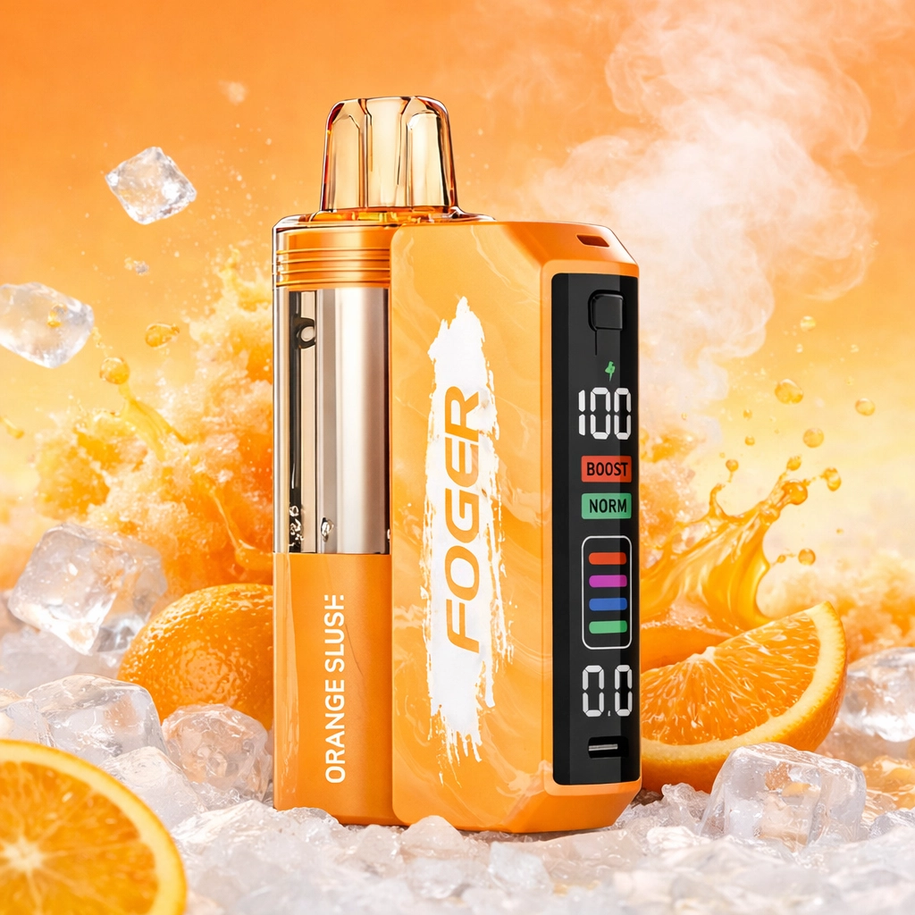 Foger Orange Slush Flavor Review: Fizzy Soda Chill