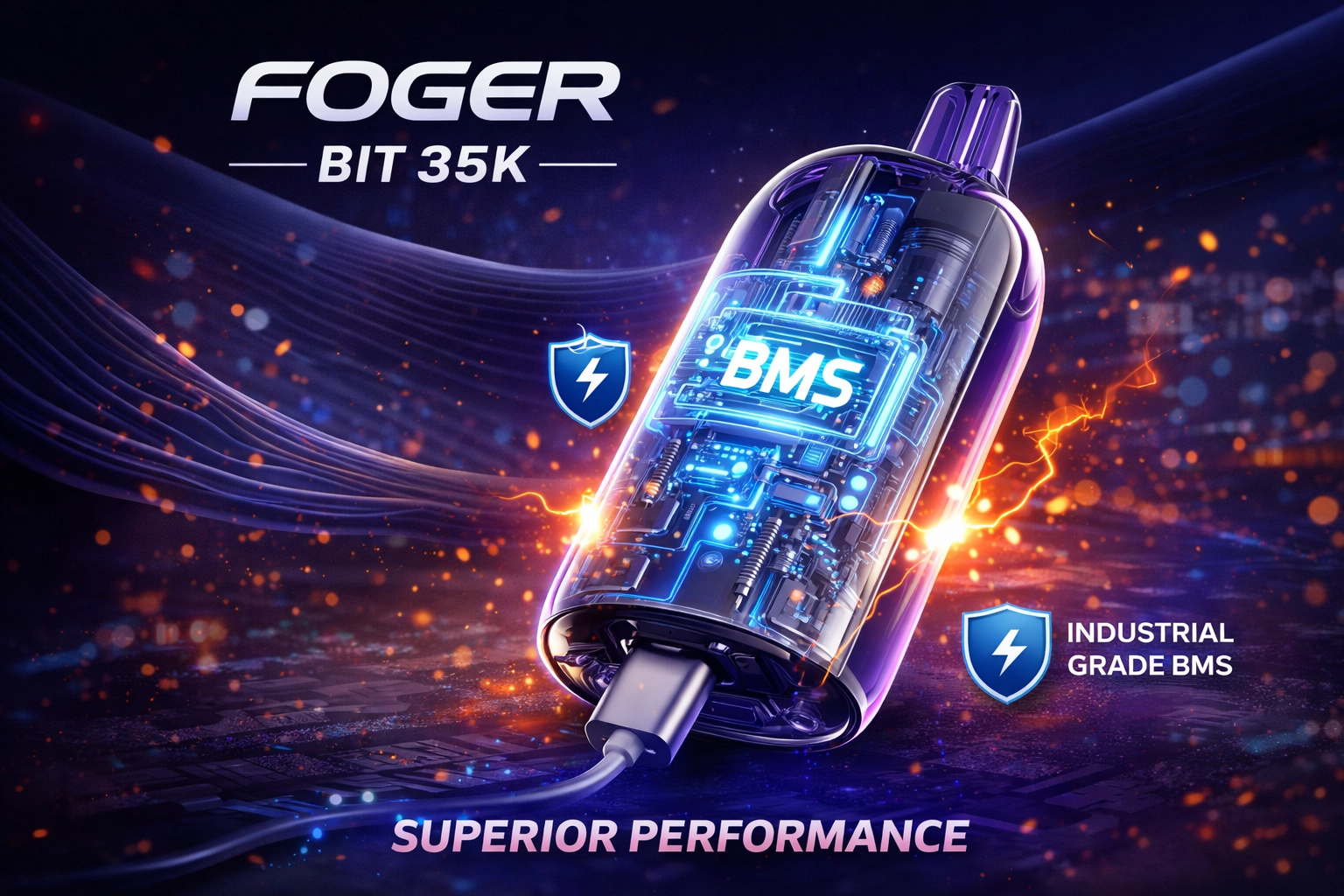 Foger vapes The Foger Difference Optimized BMS (Battery Management System)