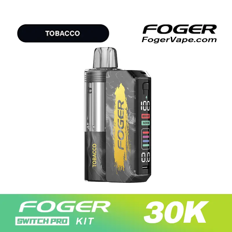 Foger Tobacco Flavor Review — Roasted Leaf & Cedar Wood( Fogger )